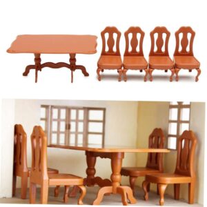 Totority 2 Sets Kids Resin Table and Chairs Child Mini