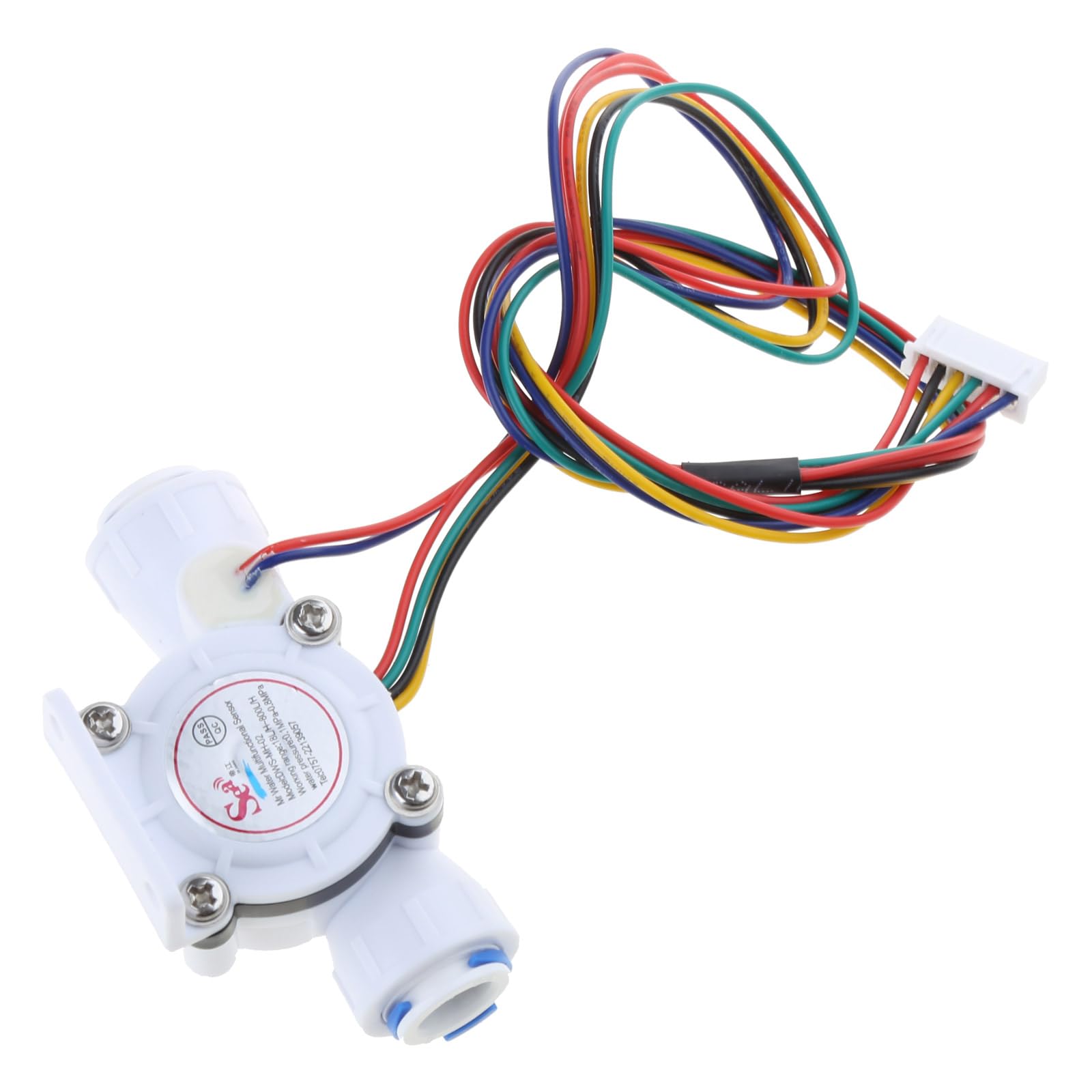 CHENZILIN DN10 G3/8 TDS Temperature Flow Sensor DC5-24V Turbine-Flowmeter Water Flow Sensor Switch Control Flowmeter Fluid Counter, About 7.7cm long, As Pictures Shown