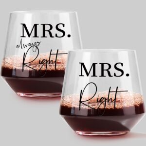 comfit mrs and mrs lesbian wedding gifts/lesbian birthday gift for couples/lesbian engagement gifts,lesbian couples gifts for christmas thanksgiving