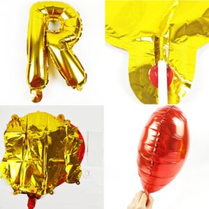 LOONELO We Appreciate You Foil Balloons, 2024 Appreciation Week Hanging Foil Balloons Banner, Thank You Balloons for Wedding Congrats Grad National Nurses Week Happy Retirement Party Decor (Gold)