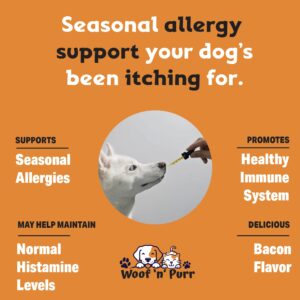 Natural Dog Allergy Relief - Helps to Naturally Support Allergy & Itch Relief for Dogs - Allergy Relief for Dogs Itching - Itch Relief for Dogs - Dog Itch Relief - Dog Allergy Support - 1 fl oz