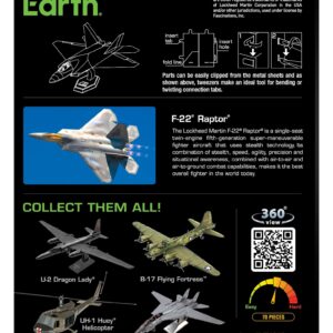 Metal Earth F-22 Raptor ME1016 3D Metal Model Kit Fascinations