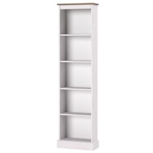 furniture dash wood bookcase tall narrow corona snow