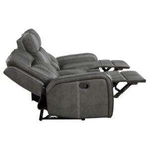 Coaster Home Furnishings Raelynn Upholstered Motion Reclining Sofa Grey