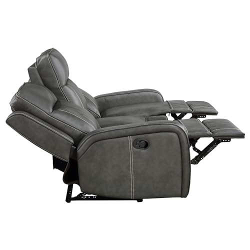 Coaster Home Furnishings Raelynn Upholstered Motion Reclining Sofa Grey