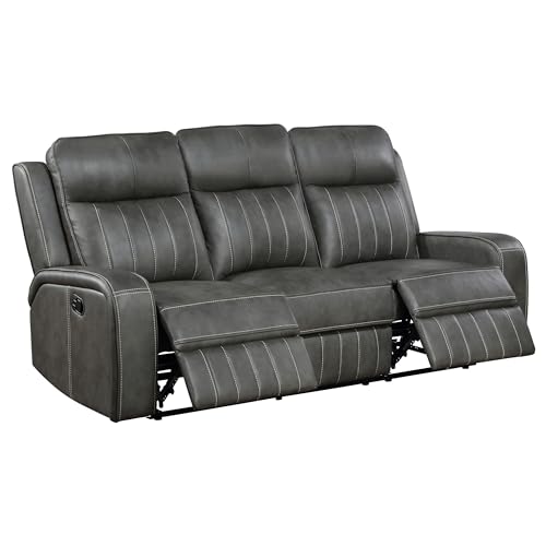 Coaster Home Furnishings Raelynn Upholstered Motion Reclining Sofa Grey