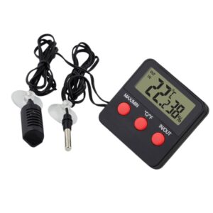 NOLITOY 3 Sets Thermometer Humidity Temperature Meter Sensor Mini Hygrometer Pet Hygrometer Mini Digital Hygrometer Indoor Hygrometer Greenhouse Fish Tank Reptile Animal Lizard