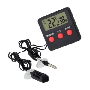 NOLITOY 3 Sets Thermometer Humidity Temperature Meter Sensor Mini Hygrometer Pet Hygrometer Mini Digital Hygrometer Indoor Hygrometer Greenhouse Fish Tank Reptile Animal Lizard