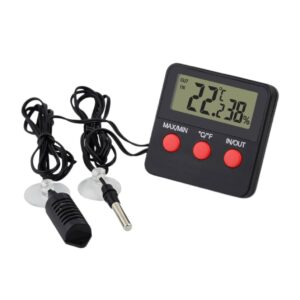 NOLITOY 3 Sets Thermometer Humidity Temperature Meter Sensor Mini Hygrometer Pet Hygrometer Mini Digital Hygrometer Indoor Hygrometer Greenhouse Fish Tank Reptile Animal Lizard