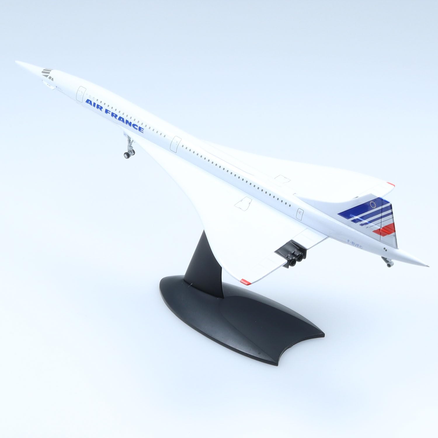 vdakyurm 1/200 Concorde Airplane Model Air France Diecast Metal Aircraft Models for Display Collections or Gift