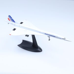 vdakyurm 1/200 Concorde Airplane Model Air France Diecast Metal Aircraft Models for Display Collections or Gift