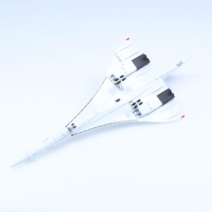 vdakyurm 1/200 Concorde Airplane Model Air France Diecast Metal Aircraft Models for Display Collections or Gift