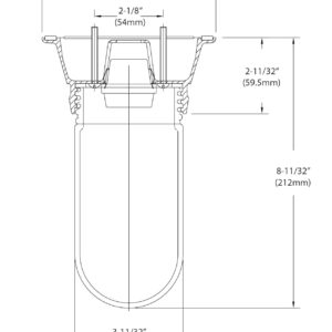 OCS Parts Commercial Kitchen Canopy Hood and Walk-in Refrigeration Lighting | Light Fixture, Globe, LED Light Bulb, and Wire Guard (Light Fixture)