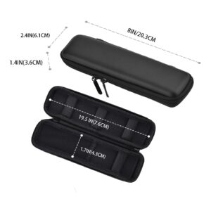 NUENSS-ROR Black Pencil Case EVA Hard Shell Pen Case Holder for Executive Fountain and Stylus Touch Pen pencil USB Cables and Electronic Cigarette