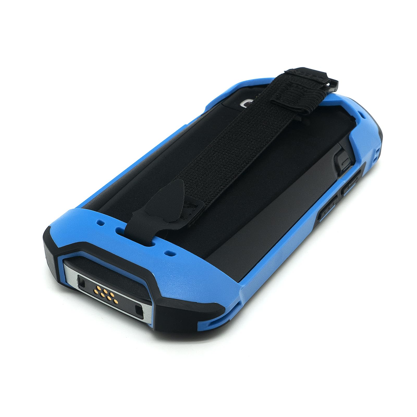 Protective Cover Bumper Case Rugged Boot with Hand Strap for Zebra TC51 TC510K TC52 TC56 TC57 (Blue)