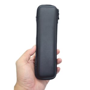 NUENSS-ROR Black Pencil Case EVA Hard Shell Pen Case Holder for Executive Fountain and Stylus Touch Pen pencil USB Cables and Electronic Cigarette