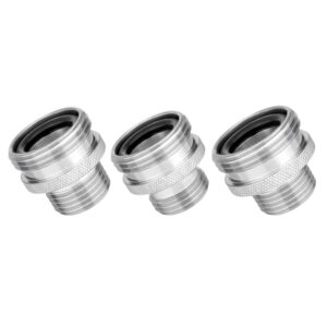 3 pcs ball end shower head swivel ball adapter set,old style heads to 1/2-inch male pipe thread