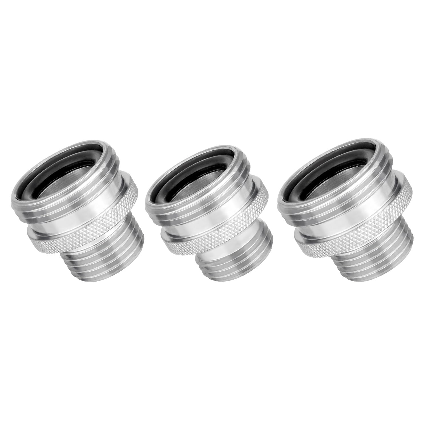 3 PCS Ball End Shower Head Swivel Ball Adapter Set,Old Style Heads to 1/2-Inch Male Pipe Thread