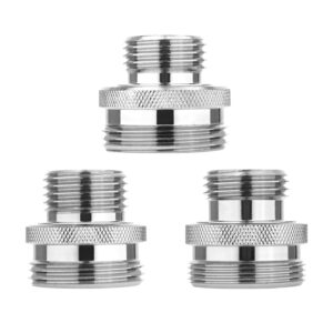 3 PCS Ball End Shower Head Swivel Ball Adapter Set,Old Style Heads to 1/2-Inch Male Pipe Thread