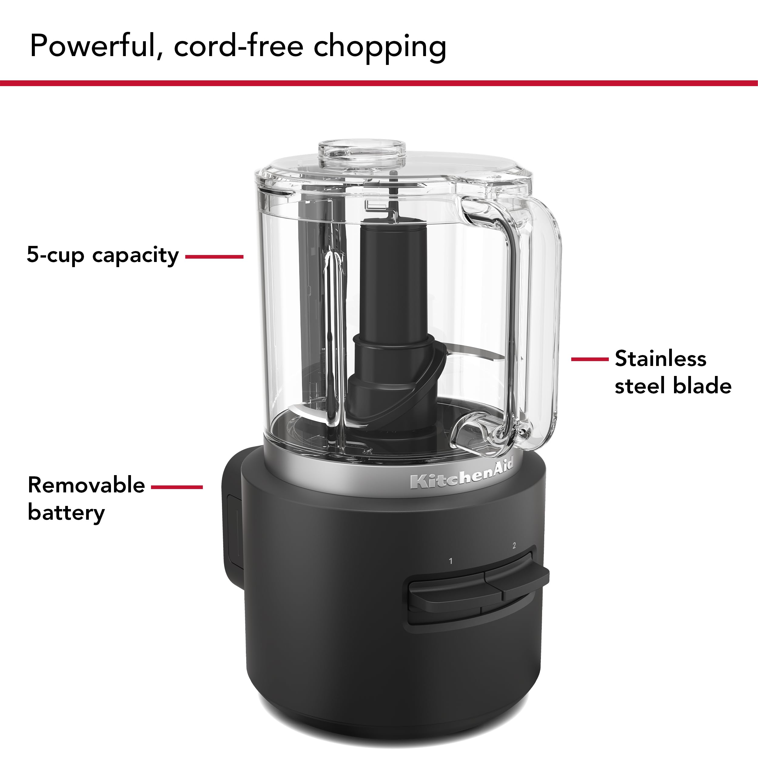 KitchenAid Go™ Cordless Food Chopper - battery included, KFCR531