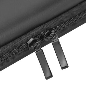 NUENSS-ROR Black Pencil Case EVA Hard Shell Pen Case Holder for Executive Fountain and Stylus Touch Pen pencil USB Cables and Electronic Cigarette