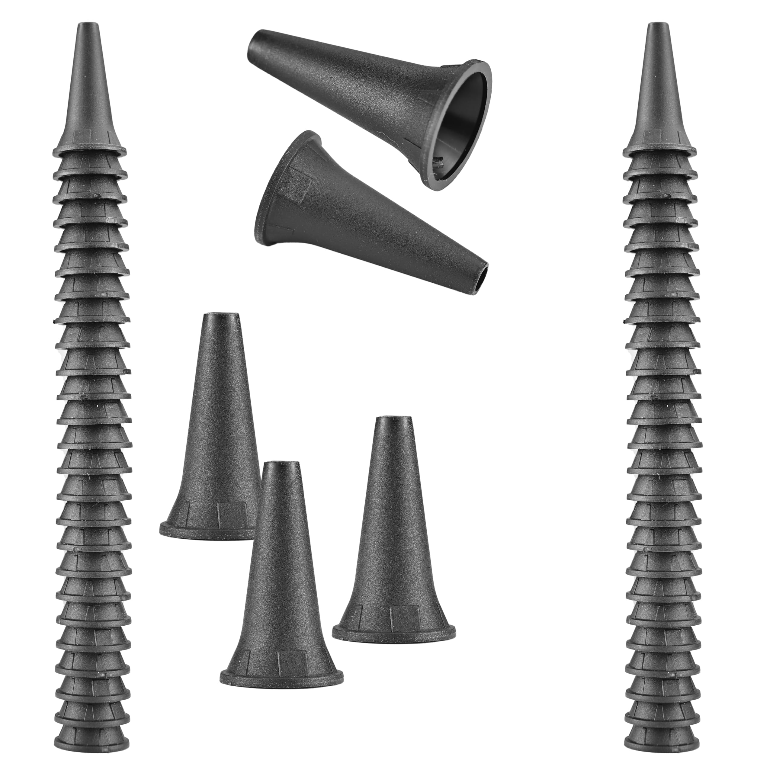 PakCan Reusable Diagnostic Otoscope Cover Specula Tips - Sets of 50 - Available in 2.5 mm, 3.5 mm, 4mm, 5 mm (50 pcs of 2.5 mm and 3.5 mm (25 Each))