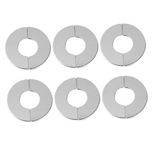 amosfun 12 pcs wall hole cover pipeline hole cover sink strainer wall hole cap sink faucet filter sink hole cover bathtub accessories floor drain bell shaped stainless steel