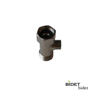 Home Bidet to RV Bidet Water Inlet Adapter Kit - 7' Braided Stainless Steel Hose with 1/2" Brass Mini Adapter. (Compatible with other Bidet brands)