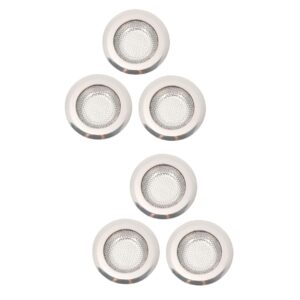 jojofuny 6 pcs sink filter kitchen sink strainer anti-clogging filter tube stops sink stopper bath drain stopper sink drain cover sink strainer basket kitchen sink drain basket large plug