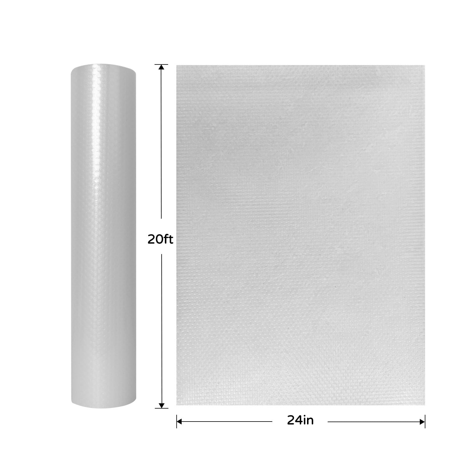 Cabinet Liner, Shelf Liners for Kitchen Cabinets Non-Adhesive, Strong Grip Liner Washable 24in x 20FT (24 Inches x 20 FT x 1 Roll)