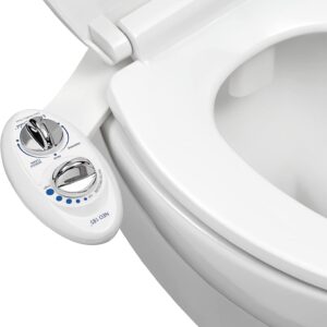 LUXE Bidet NEO 185 - Self-Cleaning, Dual Nozzle, Non-Electric Bidet Attachment for Toilet Seat & COSORI Electric Gooseneck Kettle with 5 Temperature Control Presets, Pour Over Kettle