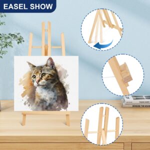 ESRICH 2pcs 17 Inch Tabletop Easels, Easel Stand for Painting,Tripod, Painting Party Easel, Kids Student Desktop Easel for Painting,Paint Easel for Canvas Painting