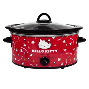 uncanny brands hello kitty 5-quart slow cooker - cook with your favorite kitty