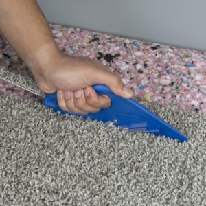 Capitol 110552 Universal Carpet Cutter, .75" x 7" x 6.4", Blue/Silver