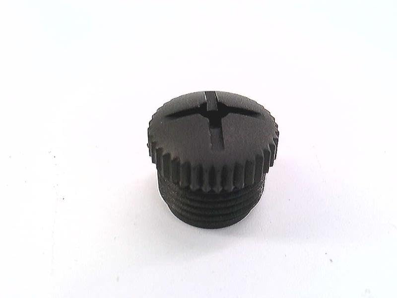 IFM DUST Cap for M12 Block-Each M12X1 Threaded Plug, Each, Black, DUST Cap