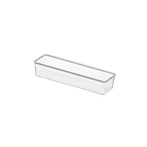 1pcs transparent drawer box,cosmetic closet organizer divider drawer storage box anti-scratch drawer organizer(23x7.5x5.5cm)