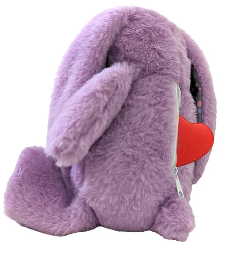 SPOT Soothers Heartbeat Bunny- Calming Toy for Dogs with Heartbeat Pulse, Separation Anxiety Relief and Behavioral Training Aid for Puppy Calming, 12in