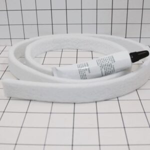 we09x10014 dryer lower felt seal with adhesive