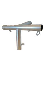 3/4” canopy pipe fittings low peak carport connectors with 102 degree angle (receives 3/4” diameter pipe) (4-way side)