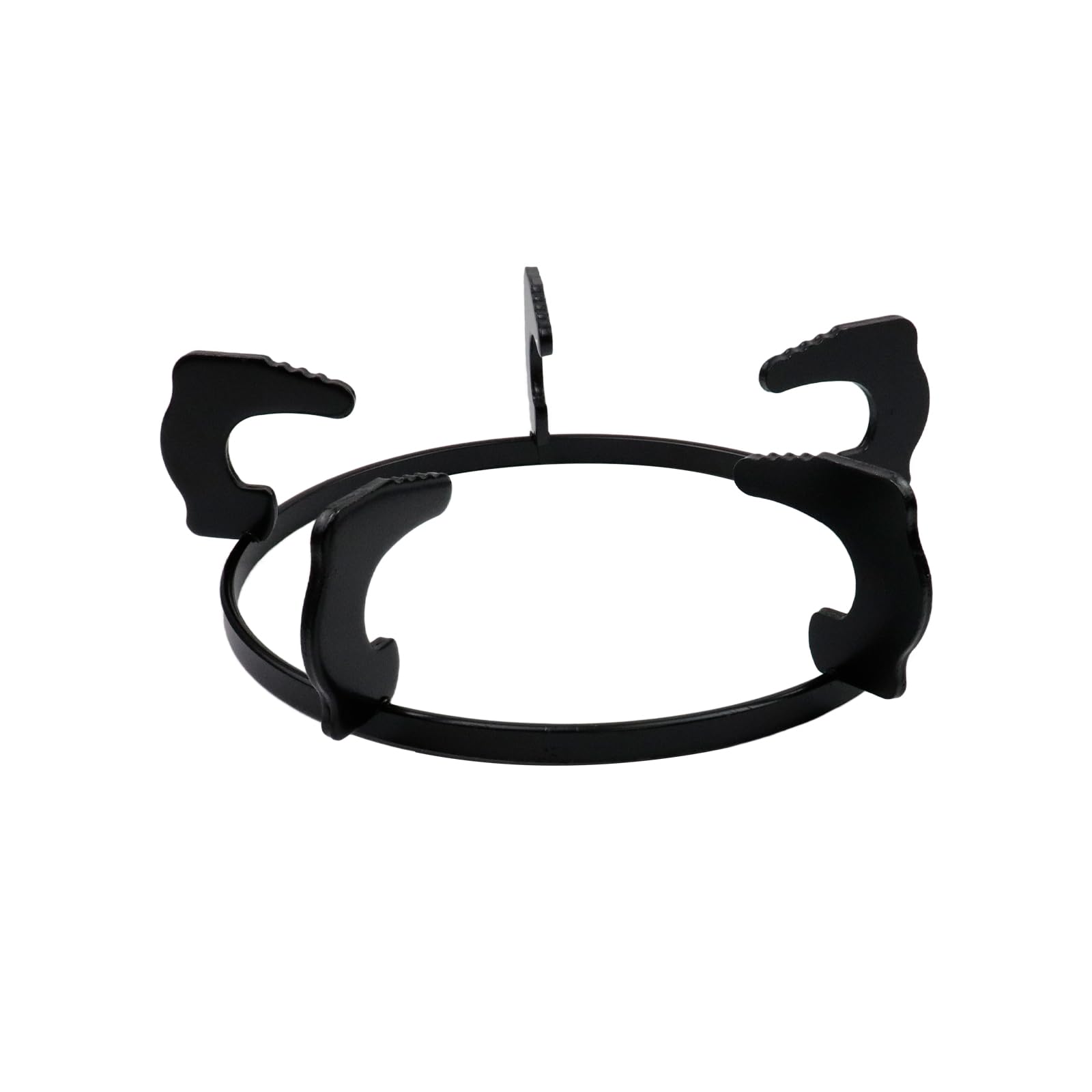 Risbay Cast Iron Gas Stove Wok Rack,7.87Inch Wok Support Ring Brackets,Milk Pot Wok Support Holder,Black