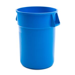 44 gallon round trash can round recycling bin round ingredient can commercial trash can bin storage kitchen garbage can storage containers kitchen trash can garbage bin office trash can (1, blue)