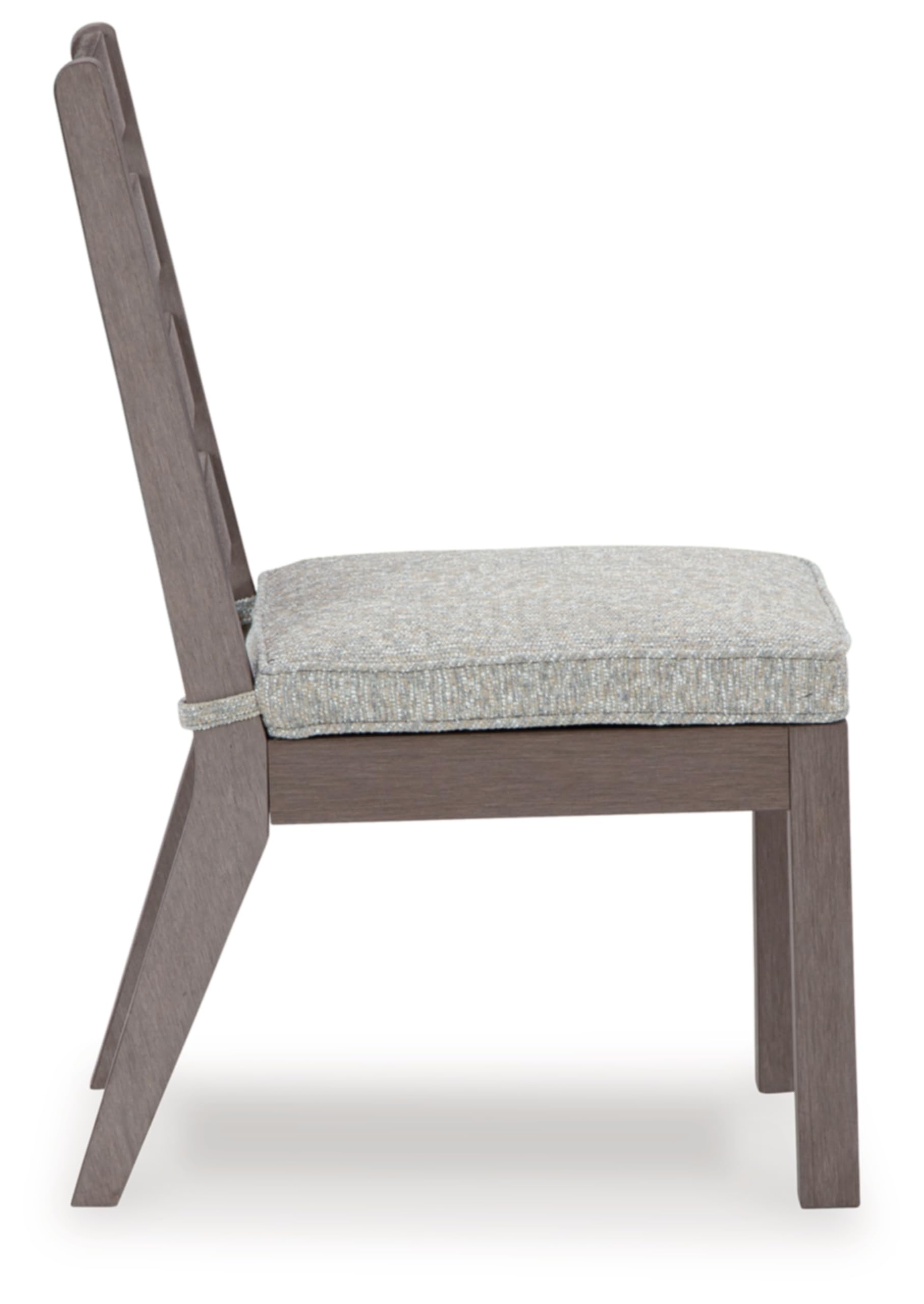 Signature Design by Ashley Hillside Barn Outdoor Dining Chair, Set of 2, 20" W x 27" D x 37" H, Light Brown & Light Gray