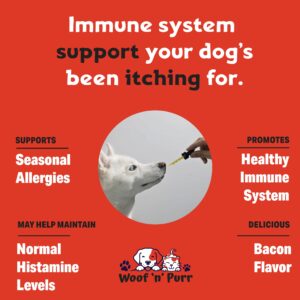 Natural Dog Antibiotics - Antibiotics for Dogs - Supports Immune Health, Itch Relief, Allergy Relief & More - Antibiotic for Dogs - Itch Relief for Dogs - Yeast Infection Treatment for Dogs - 1 oz