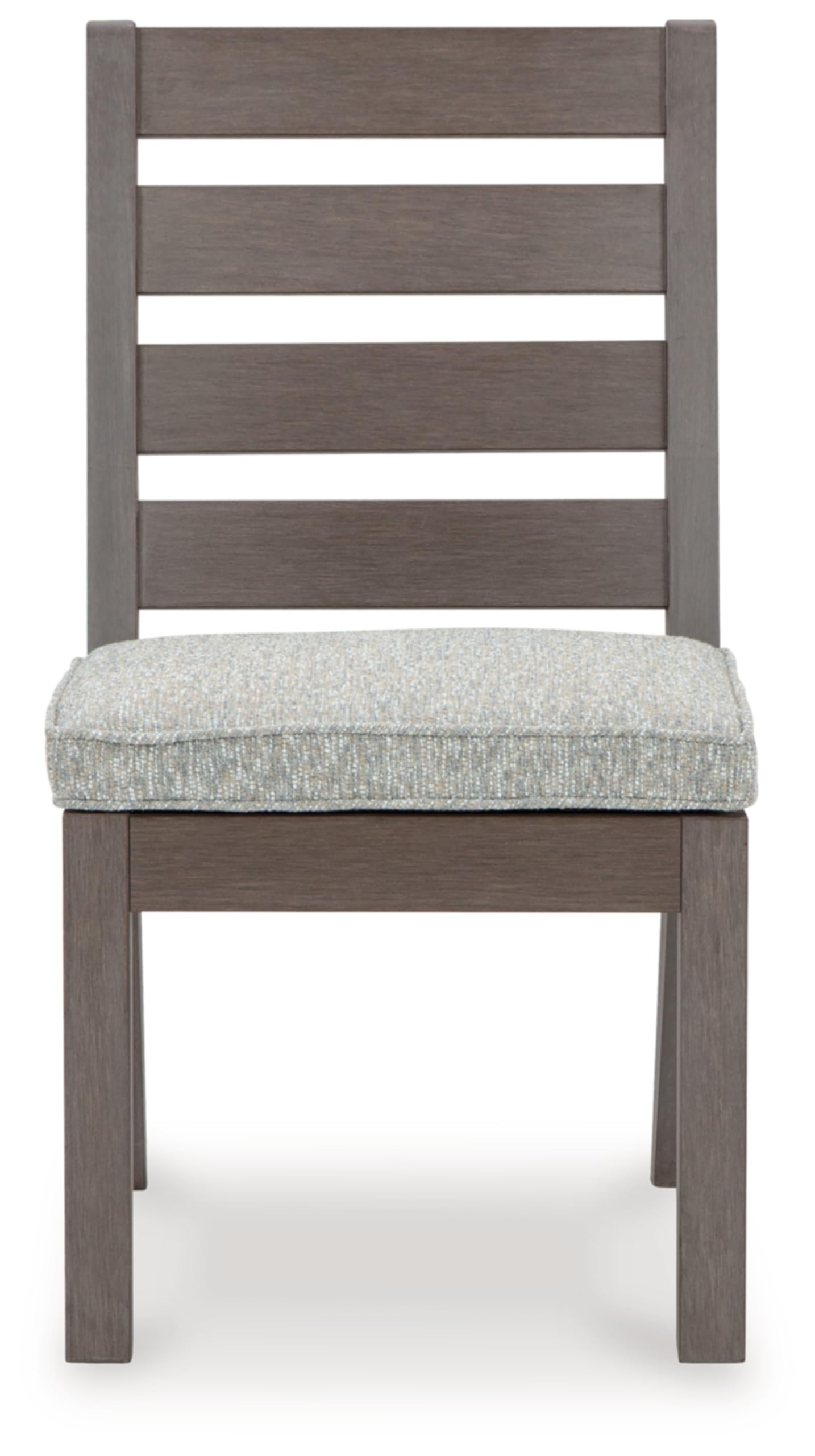 Signature Design by Ashley Hillside Barn Outdoor Dining Chair, Set of 2, 20" W x 27" D x 37" H, Light Brown & Light Gray