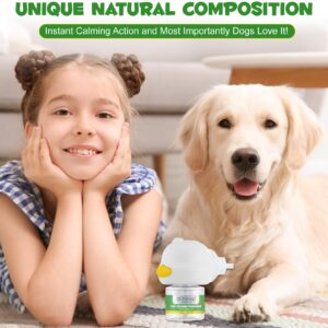 ALIVO Calming Diffuser for Dogs, Dog Calming Plug Diffuser - Dog Calming Pheromone Starter Kit Helps Ruduce Anxious, Anti-Stress & Comforts Dogs, Pet Supplies Relaxants & Anxiety Relief - 48ml