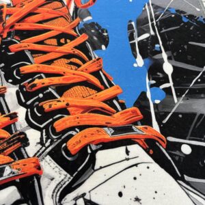 Generic Sneakers Graffiti Rug, Sneakers Rug, Sneakers Area Rug, Graffiti Area Rug, Sport Rug, Teen Room Rug, Sneaker Rug, Sneaker Area Rug RS1052ID.0 2x3 ft = 60x90 cm