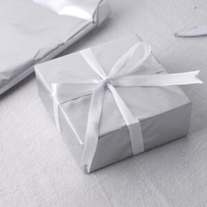 Shindel 86 Sheets Silver Tissue Paper, Gift Wrap Paper Bulk Gift Wrapping Tissue Paper for Gift Bags Packaging DIY Crafts 22 x 14 Inch