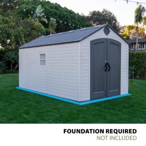 Lifetime Outdoor Storage Shed, 8 x 15 Foot