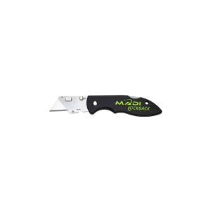 madi innovative lineman tools lb-uk lockback quick change utility knife | reversible belt clip