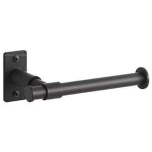 kohler k35929-bl castia by studio mcgee wall mounted pivoting toilet paper holder matte black